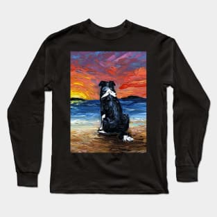 Beach Days - Border Collie Long Sleeve T-Shirt